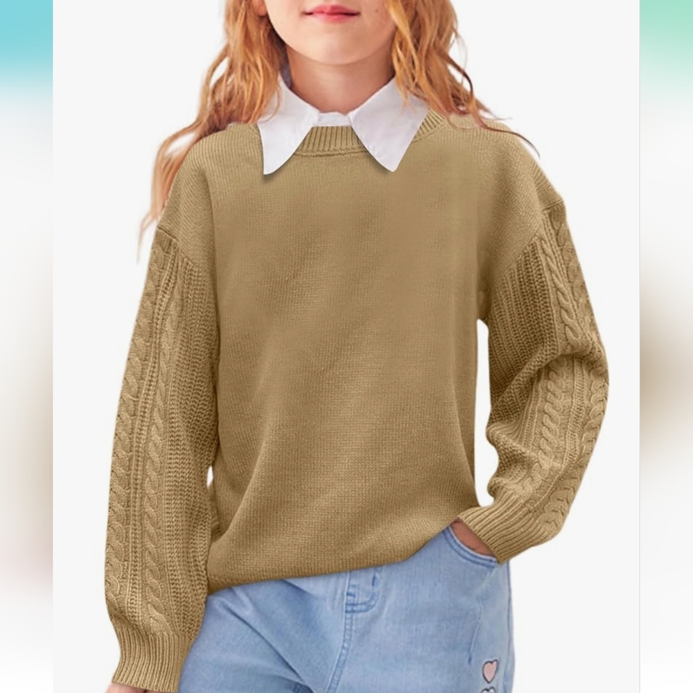 Amazon Kids Tan Sweater Size 9/10